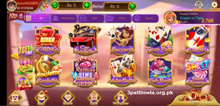 3 Patti Mela features